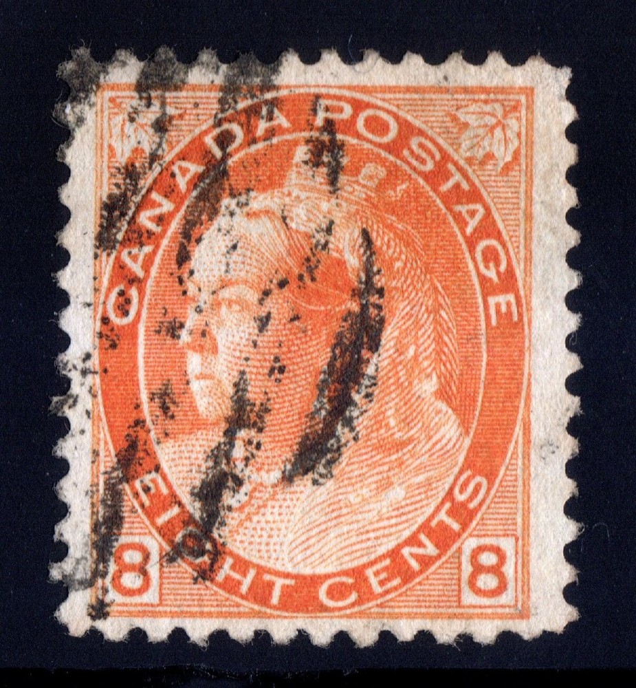 #82 Numeral 8c Canada used well centered