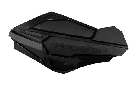 POWERMADD 1983-1984 FITS SUZUKI RM500 SENTINAL HANDGUARDS (BLACK/BLACK) 34410