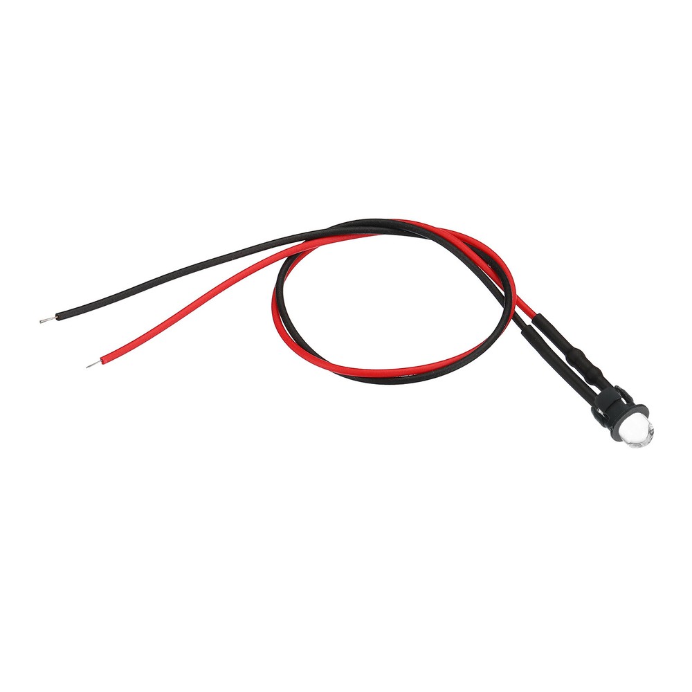 200pcs 5mm Light Emitting Diode Holder Clip Bulb Socket Panel LED Holders