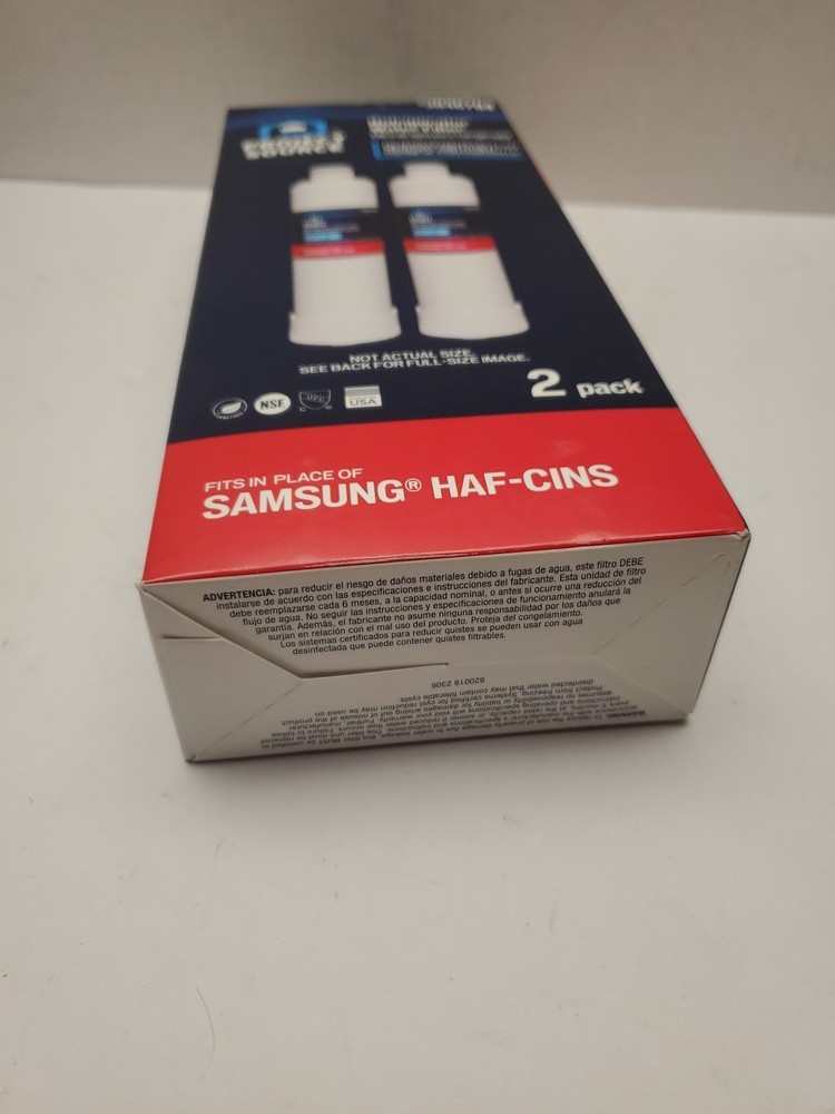 Project Source 3846784 S-2-2 Fridge Water Filter FOR Samsung HAF-CINS 1 2 Pack