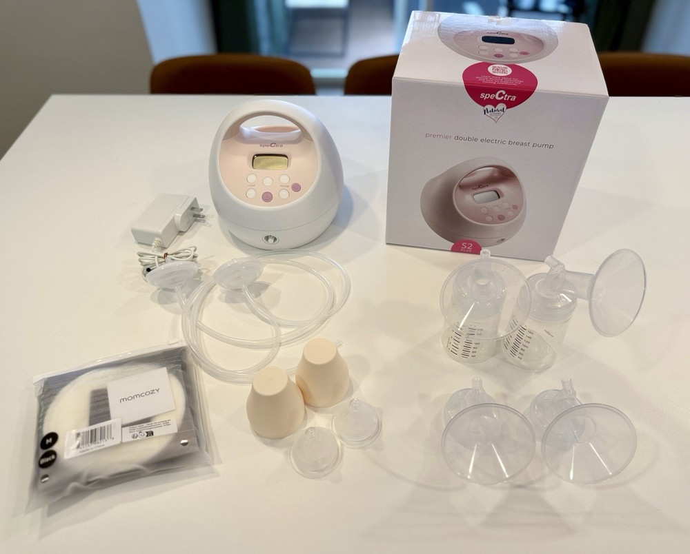 Spectra S2 Plus  Double Electric Breast Pump Nightlight Timer with Accessories