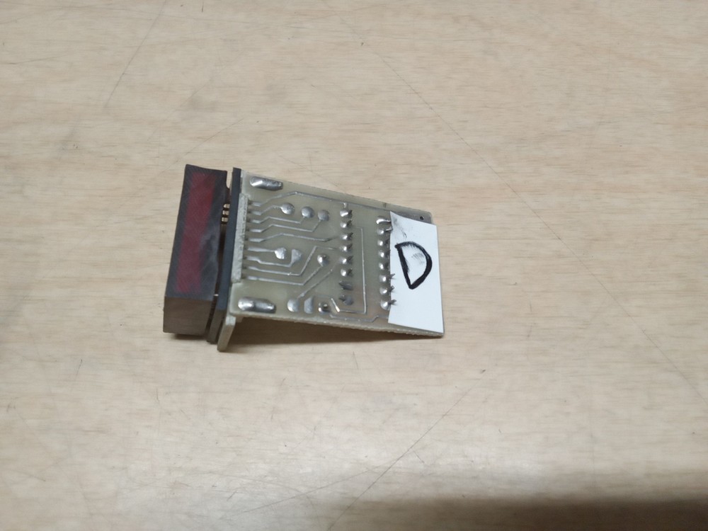 Unbranded A5972 Red Digital Segment With Dialight Circuit Board