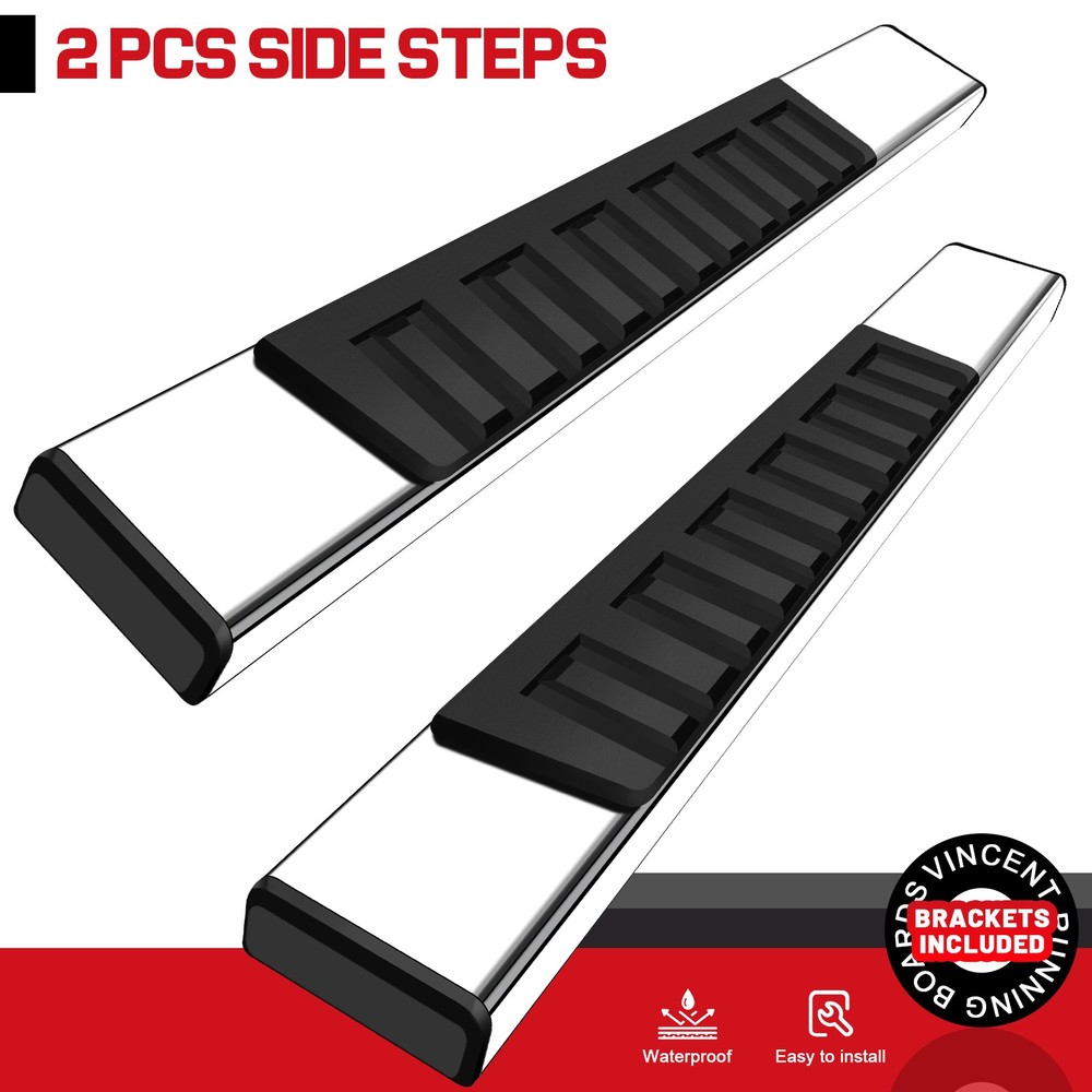 Side Step For 2002-2008 Dodge Ram 1500 Regular Cab 6" Running Board Nerf Bar S/S