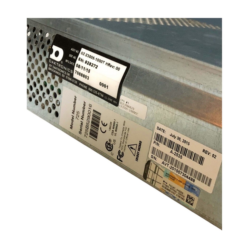 Daktronics Model 725 DSTI Scoring-Timing Interface