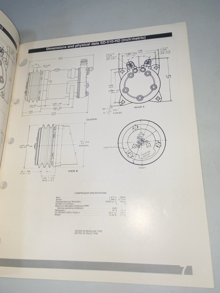 Sankyo International SD-5 Compressor Service Manual