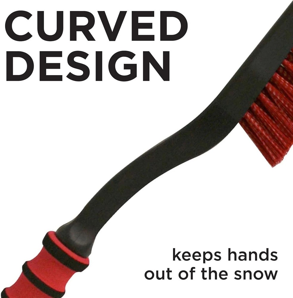 Cool-Force 26” Snowbrush & Ice Scraper Set - 2 Pack for Effective Winter Prep