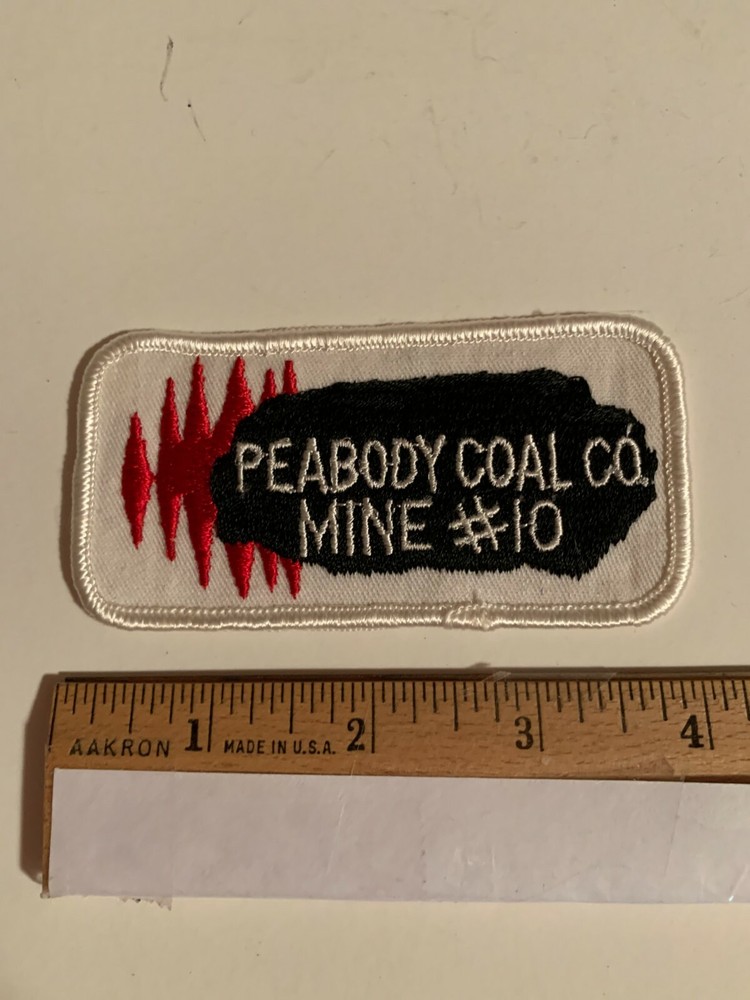 Peabody Mine #10 Mine Embroidered Patch Sew On Patch