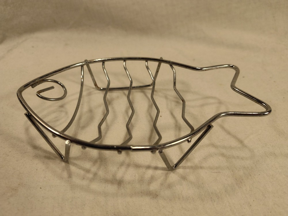 Vintage Silver Toned Footed Sponge Holder