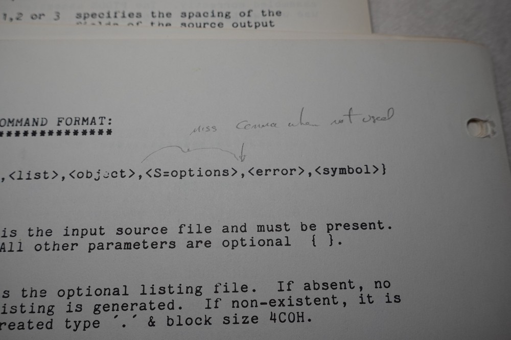 PTDOS 1.4 Processor Technology Disk Operating System 1977 Original User's Guide