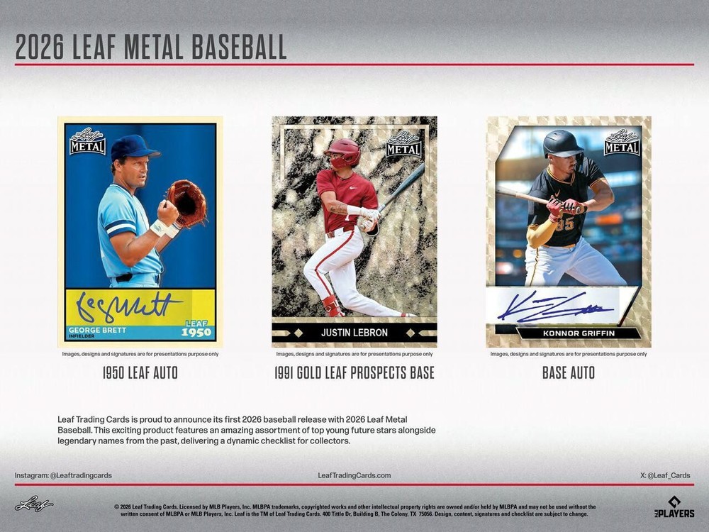 2026 Leaf Metal Baseball Jumbo Box