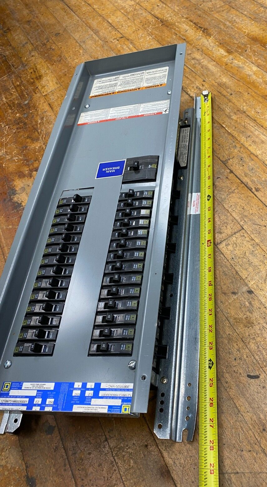 Square D NQOD Panelboard Interior 50A 120V 3PH 4W 30 Space 50 Amp QOB Breakers