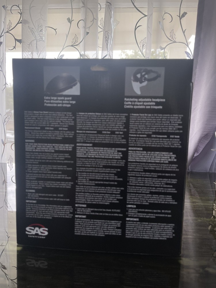 SAS Safety Corp Deluxe Face Shield