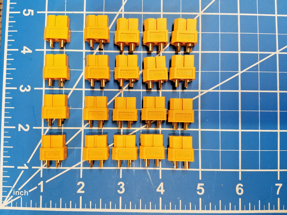 20-Pack Female XT60 / XT-60 Connector
