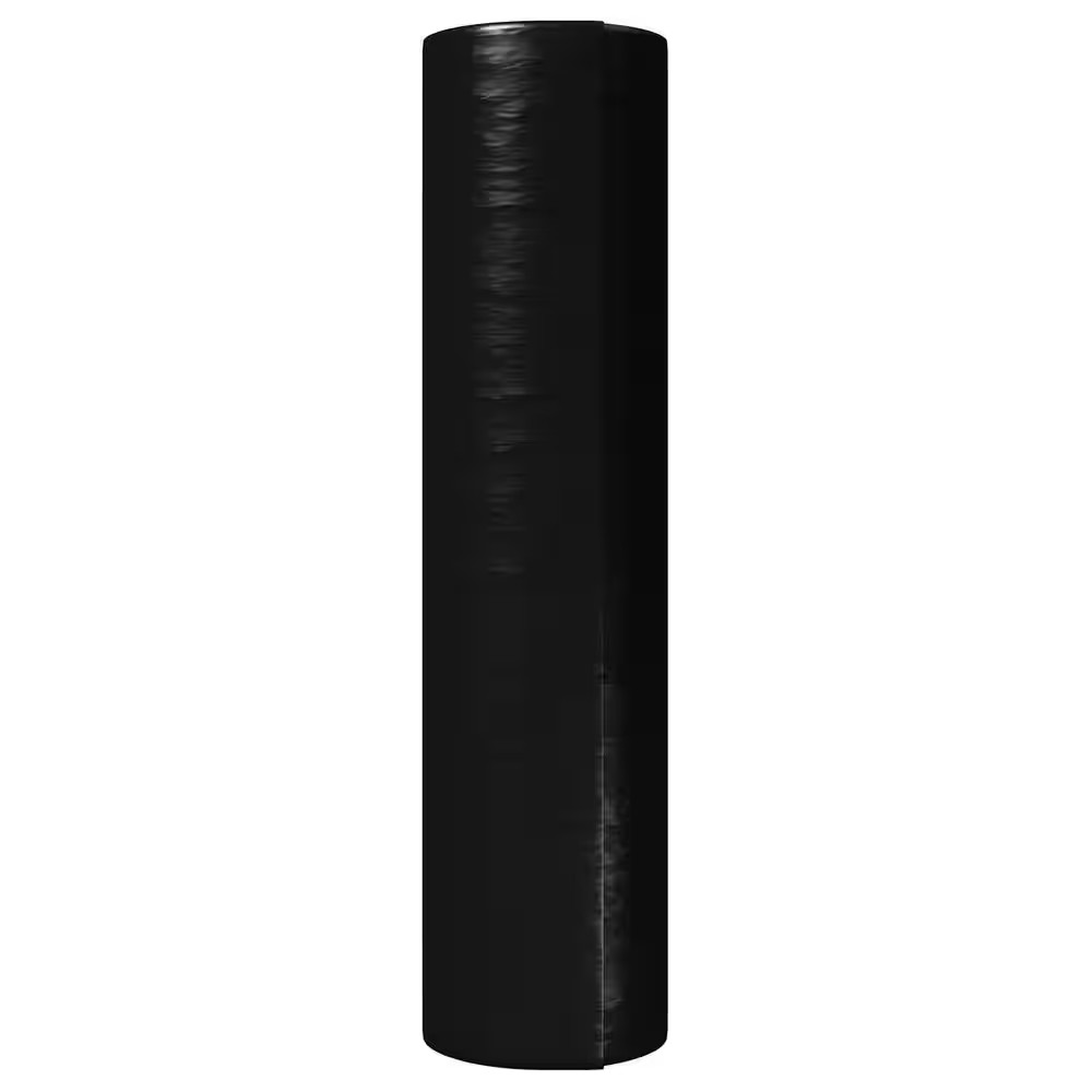 10 Ft. X 100 Ft. Black 4 Mil Plastic Sheeting