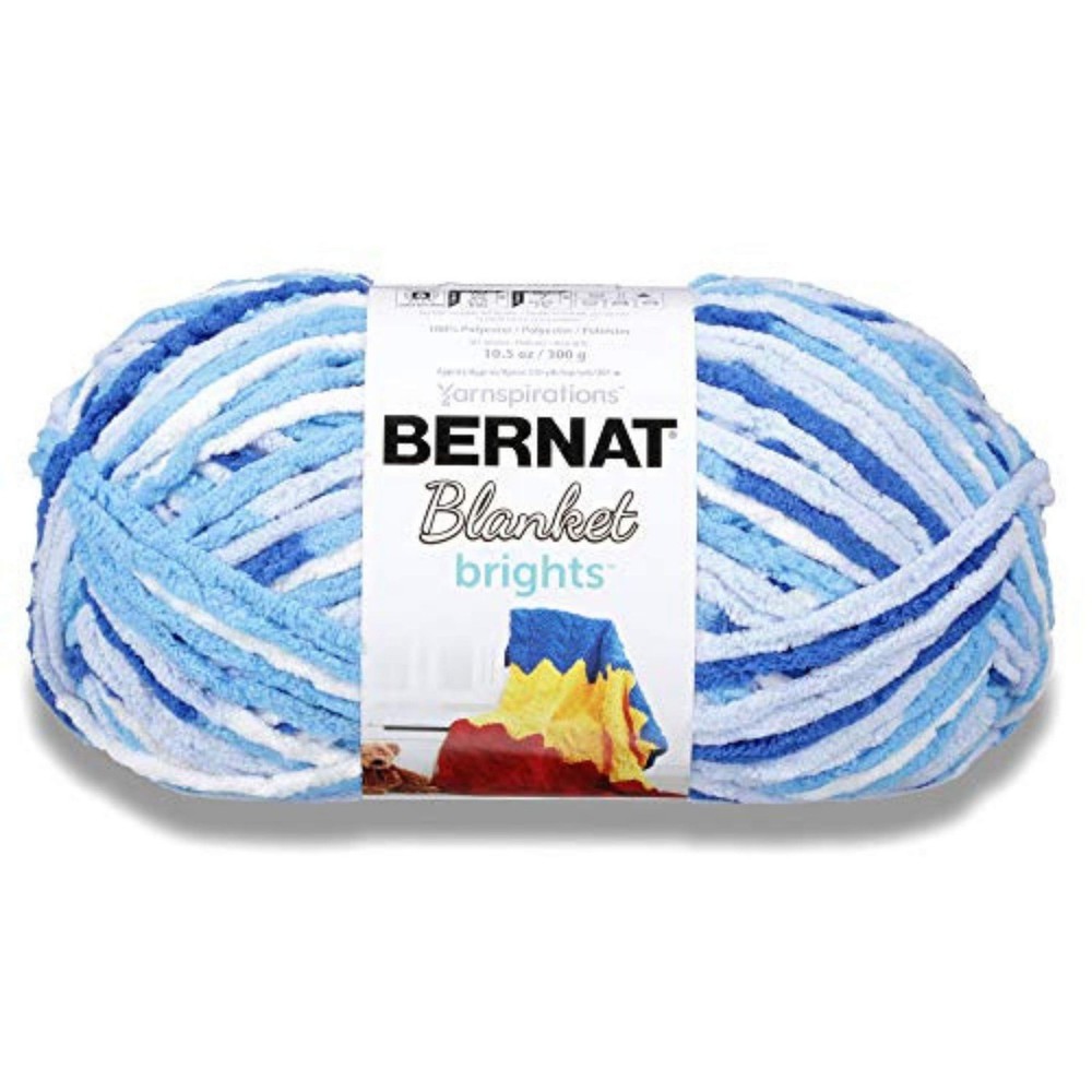 Bernat Blanket Bright Yarn, Waterslide Varg