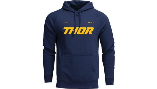 Thor Brave Pullover Hoodie Navy Medium