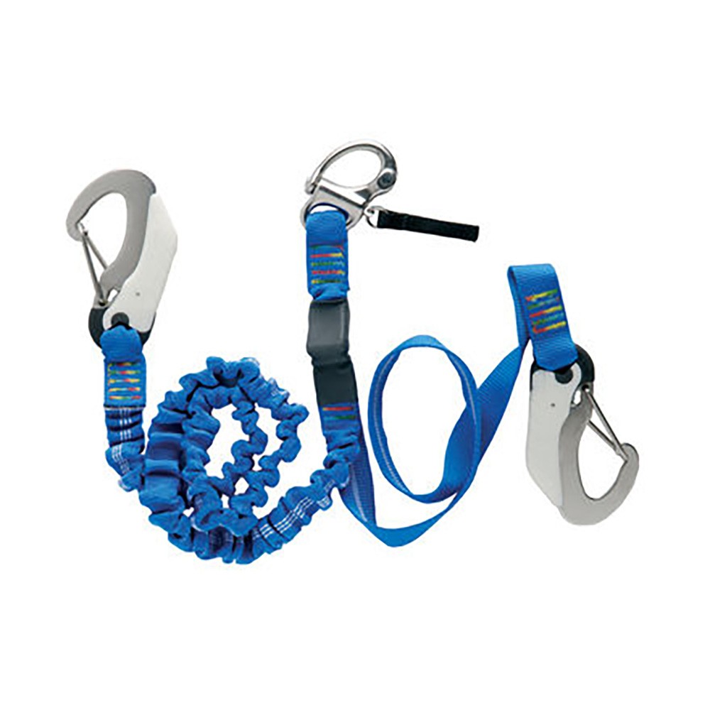 Wichard Double Releasable Elastic Tether Fixed Line w/3 Hooks 7008W UPC 35877...