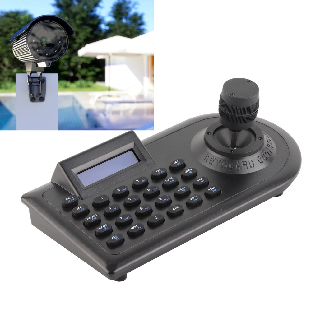 3D PTZ Camera Controller LCD Display Joystick For Surveillance
