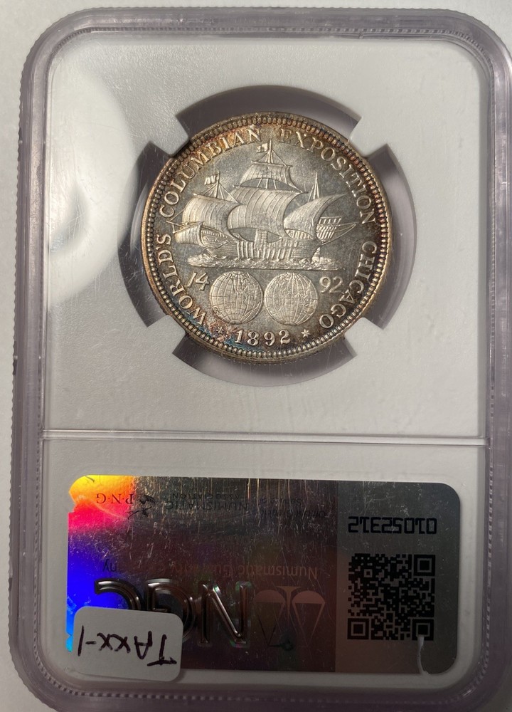 1892 Columbian Exposition Half Dollar NGC MS66PL Prooflike