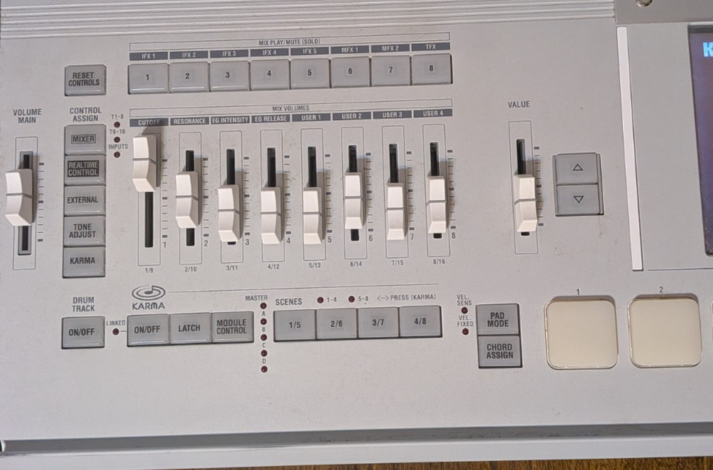 Korg M3 Synthesizer Sampler Module with EXB-FW and EXB-M256 - READ DESC