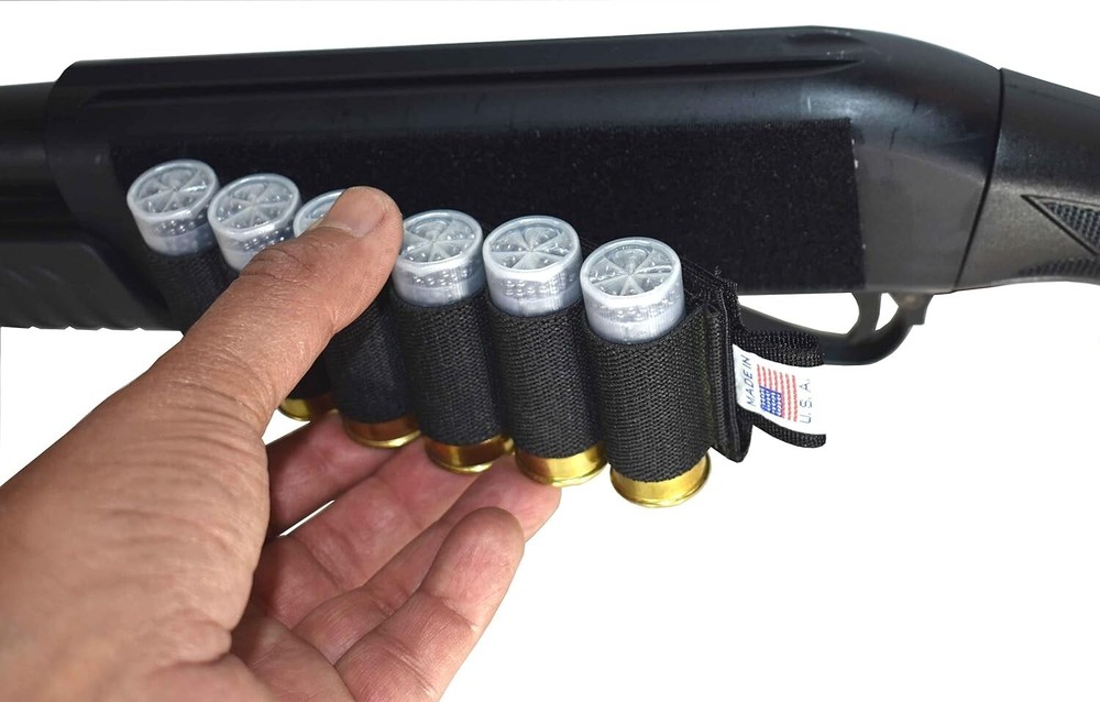 Trinity tactical shell holder compatible with Savage Stevens 320 12 gauge pump.