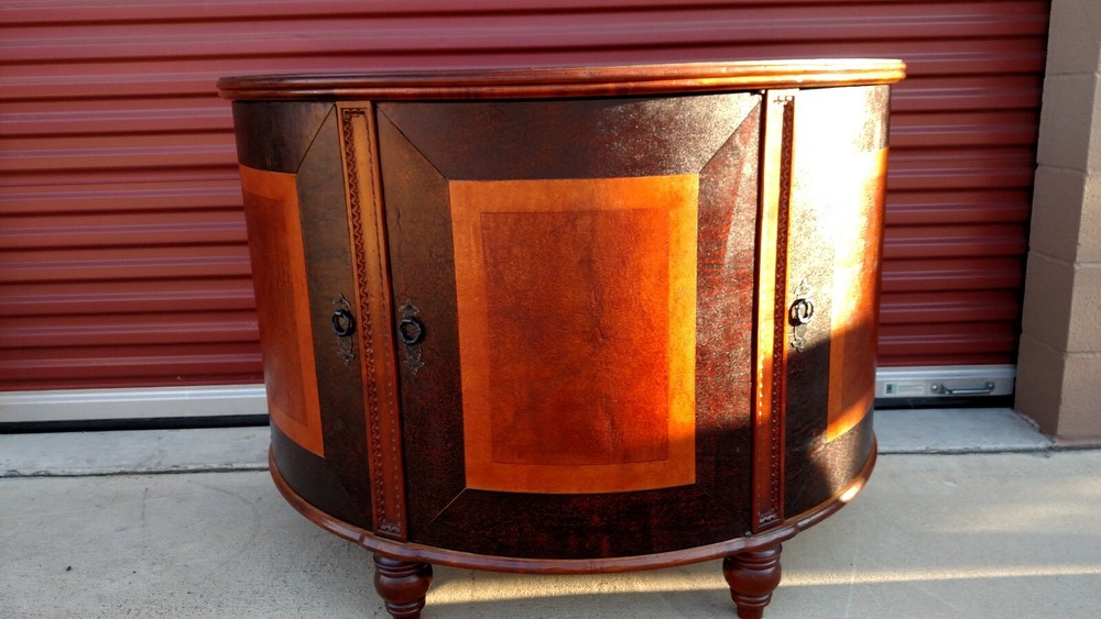 South Cone Monaco Half-Moon Leather Chest