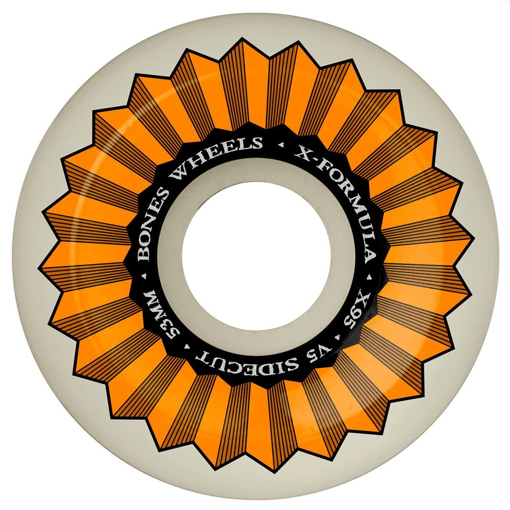 Bones X-Formula Wheels 95a - 53mm V5 Sidecut