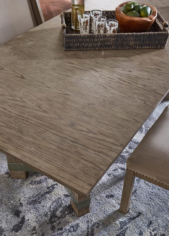 Chrestner Modern Brown Rectangular Dining Table for Stylish Dining Spaces