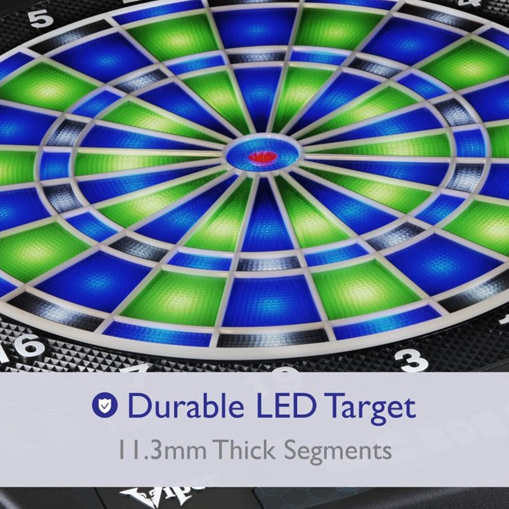Ion Electronic Dartboard, Illuminated Segments, Light Based Games