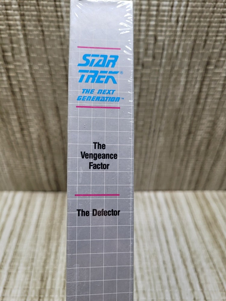 VHS Star Trek The Next Generation THE VENGEANCE FACTOR/THE DEFECTOR