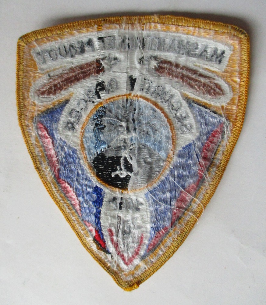 MASHANTUCKET PEQUOT CONNECTICUT SECURITY OFFICER Tribal PATCH Used Original