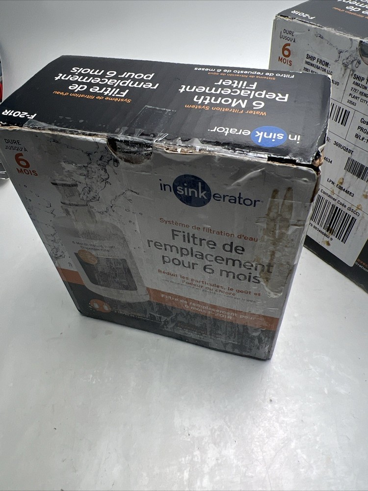 2 Pack InSinkErator F-201R Replacement Water Filter Cartridges