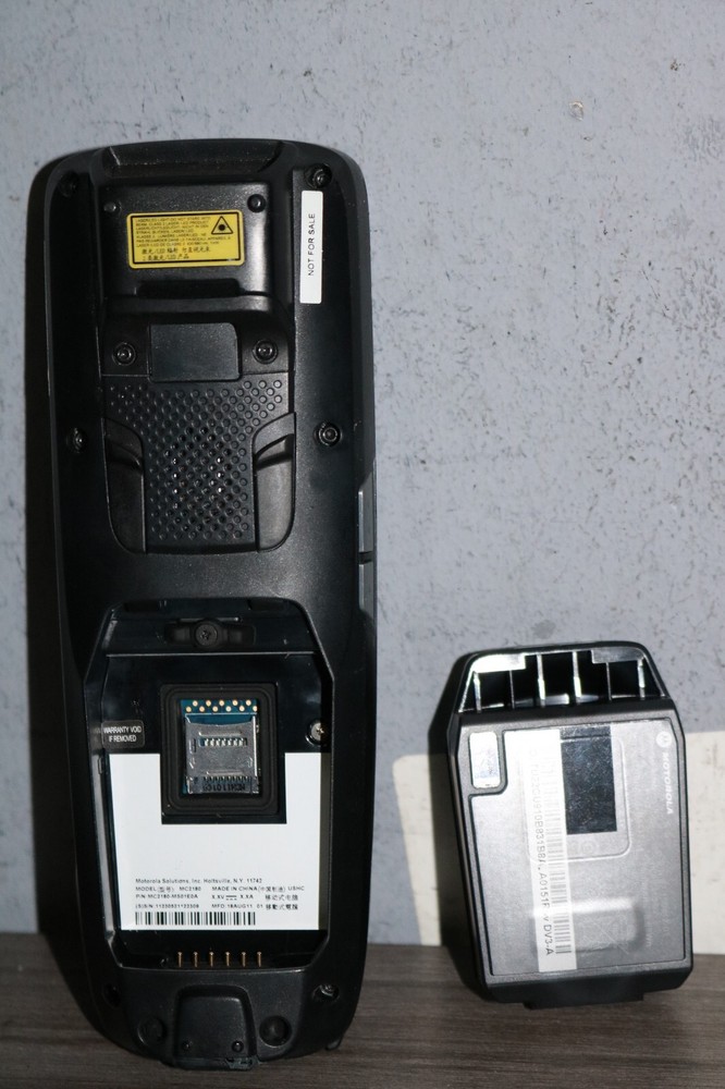 Zebra Motorola MC2180 MC2180-MS01E0A Barcode Scanner Mobile Computer w/ Battery
