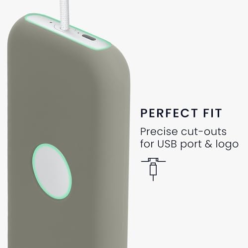 Case Compatible with Apple Vision Pro Battery Case - Silicone Holder grey