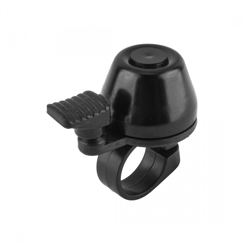 Sunlite Candy Aluminum Anodized Black Mini Bell with Multi-Fit Handlebar Mount