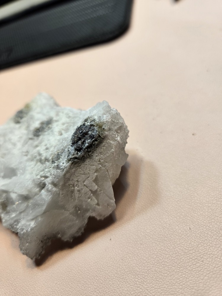 Calcite Crystal with pyrite?