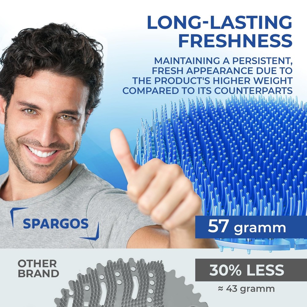 Urinal Screen Deodorizer (24 Pack) - Urinal Cakes - Fresh 3d Wave Anti-Splash...
