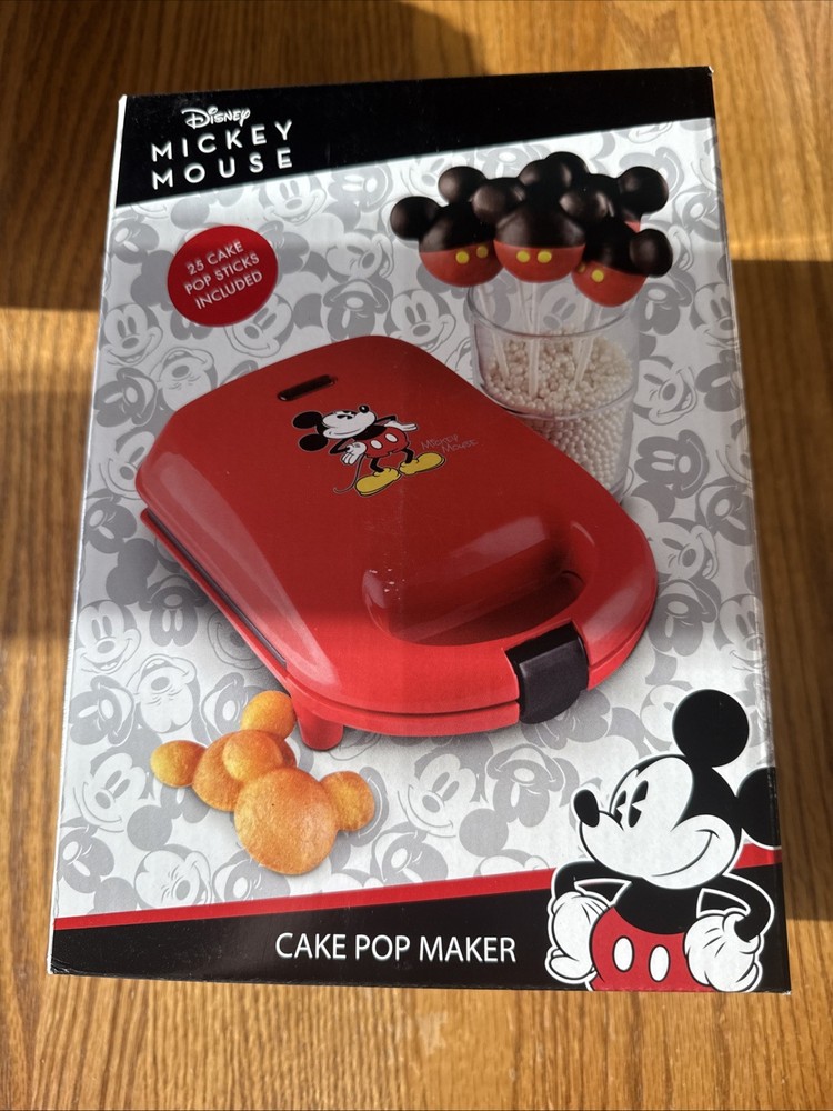 Disney DCM-8 Mickey Cake Pop Maker Mini, Red