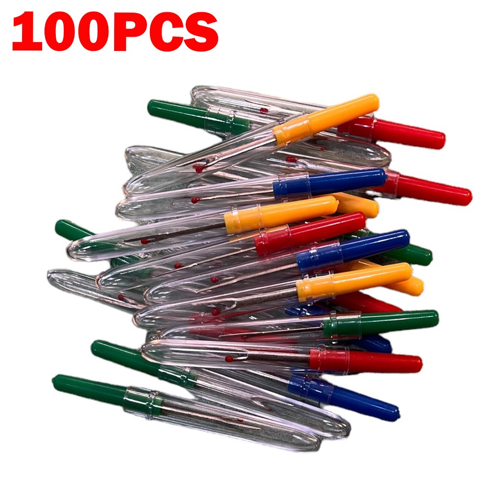 100PACK Handle Seam Ripper Stitch Unpicker Thread Cutter DIY Remover Sewing Tool