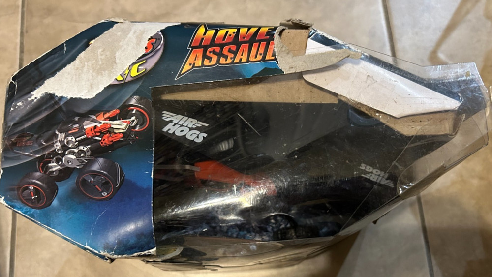 Air Hogs RC Hover Assault Ground Sky Attack NEW in BAD SHAPE Box