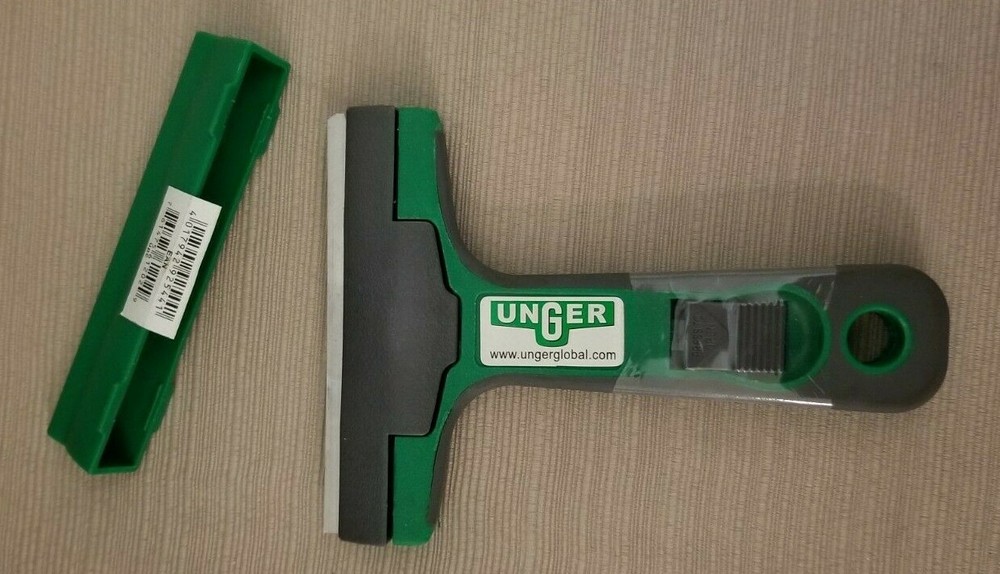 UNGER Multi-Purpose Scraper, Stiff, MAXI 4", Carbon Steel, STMAX