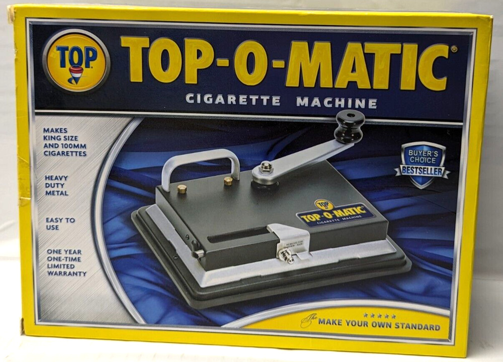 Top-O-Matic Cigarette Rolling Machine EUC