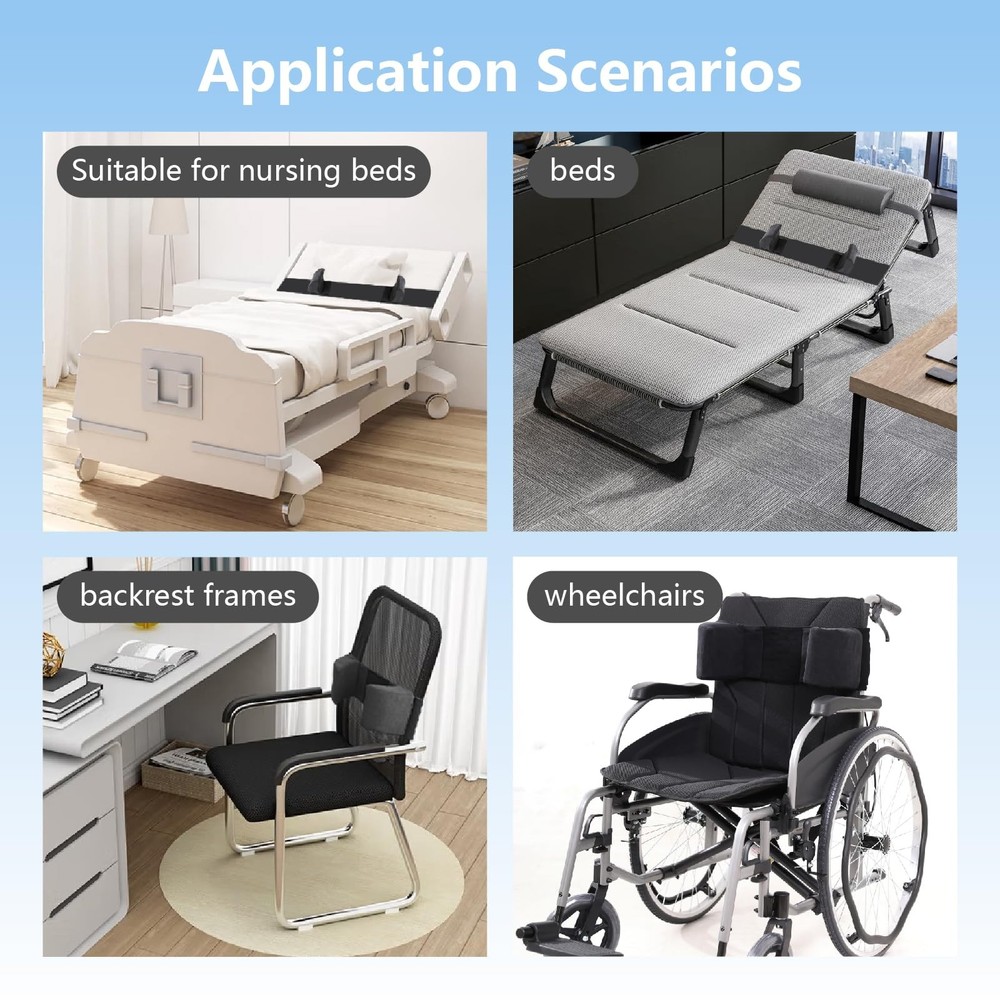 Lateral Support for Wheelchair Lateral Support Cushion with Adjustable Side P...