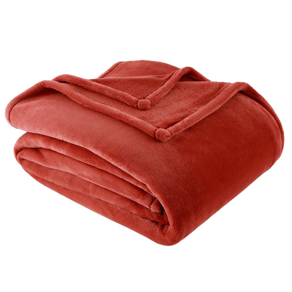 Berkshire Life, Plush Solid LuxeLoft Blanket (Choose Color + Size)