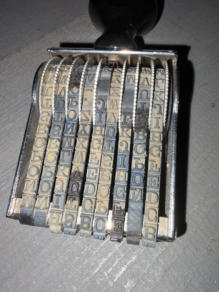 Vintage Pullman Stamper Hiss Stamp co