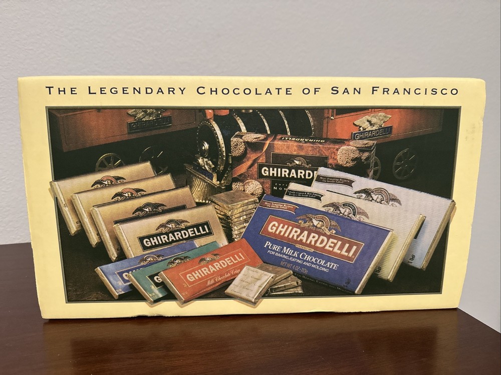 Ghirardelli Chocolates Train Engine, Wooden 15"x 8"