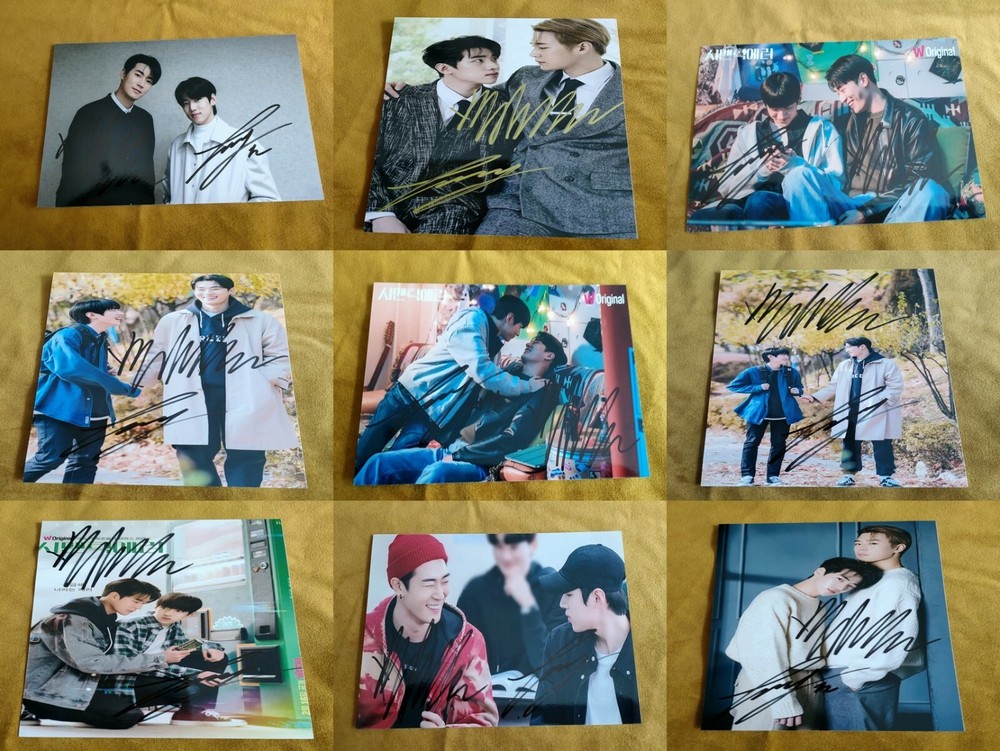 Semantic Error Park Seo Ham Park Jaechan Autographed Signed Group Photo 2022