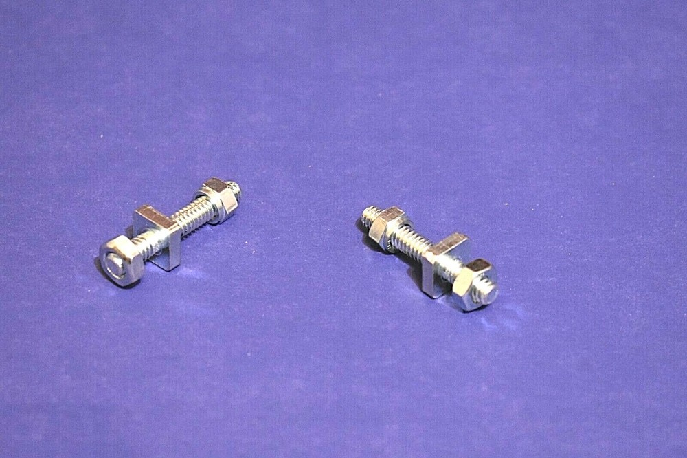 2 Top Post Battery 1/4-20" Double Threaded Terminal Bolts For Add On Accessory