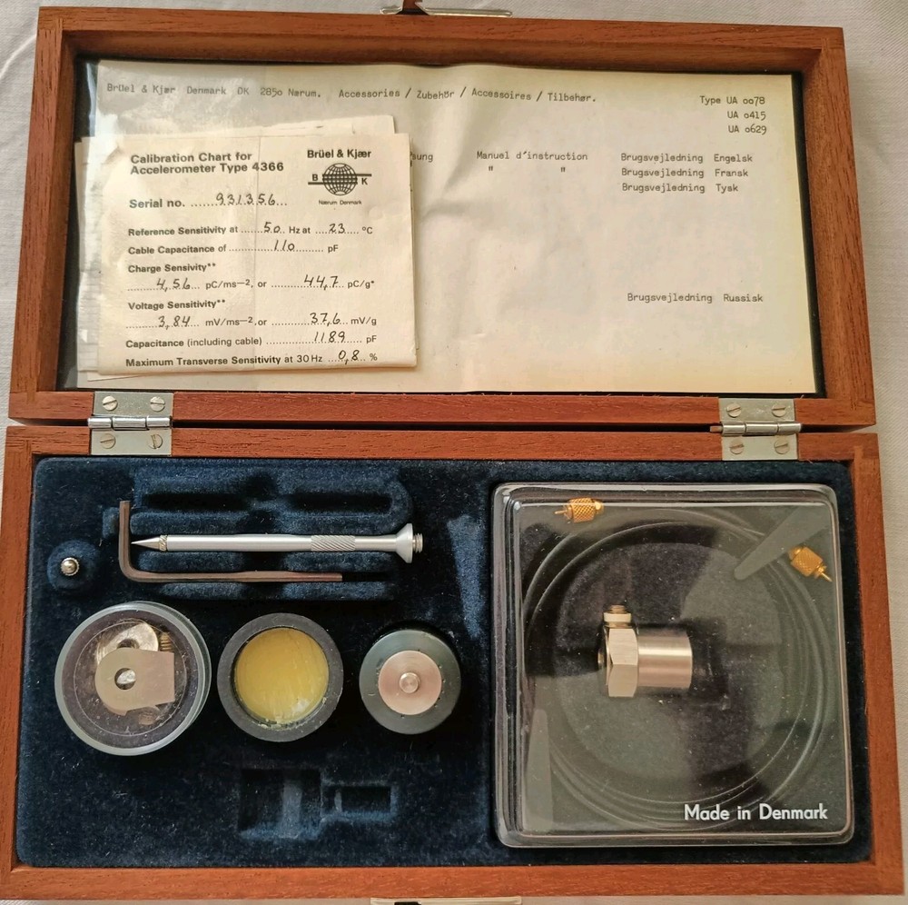 Bruel & Kjaer Type 4366 Accelerometer.
