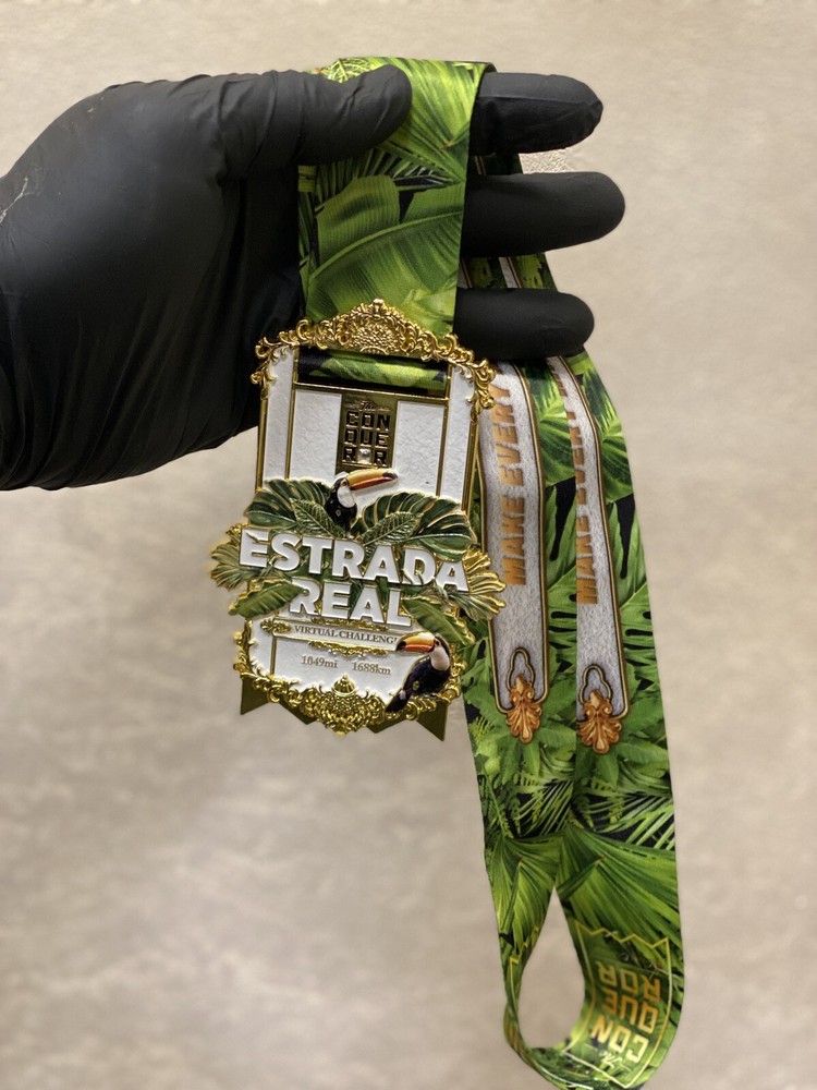 Medal - The Conqueror ESTRADA REAL Virtual Challenge 1049 mi/ 1688km